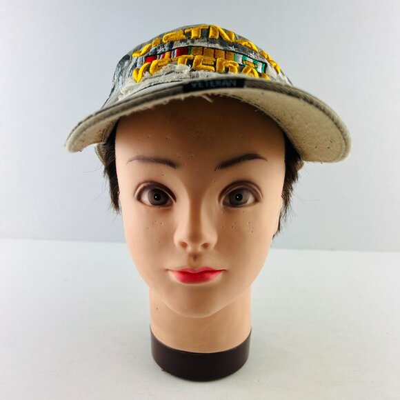 Vietnam Veteran Baseball Style Ball Cap Cammo Hat O/S Embroidered - Picture 2 of 7